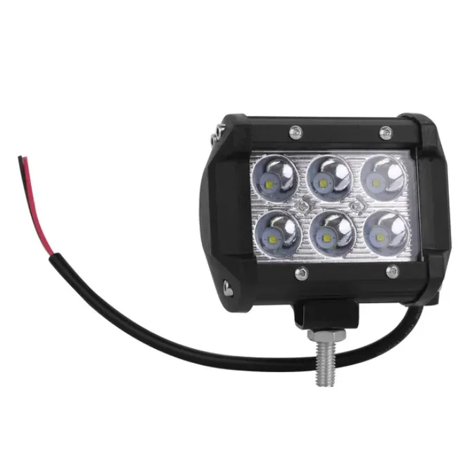 4 PCS 4in 18W Dual Row LED Spot Light Pod Cube Light view 4