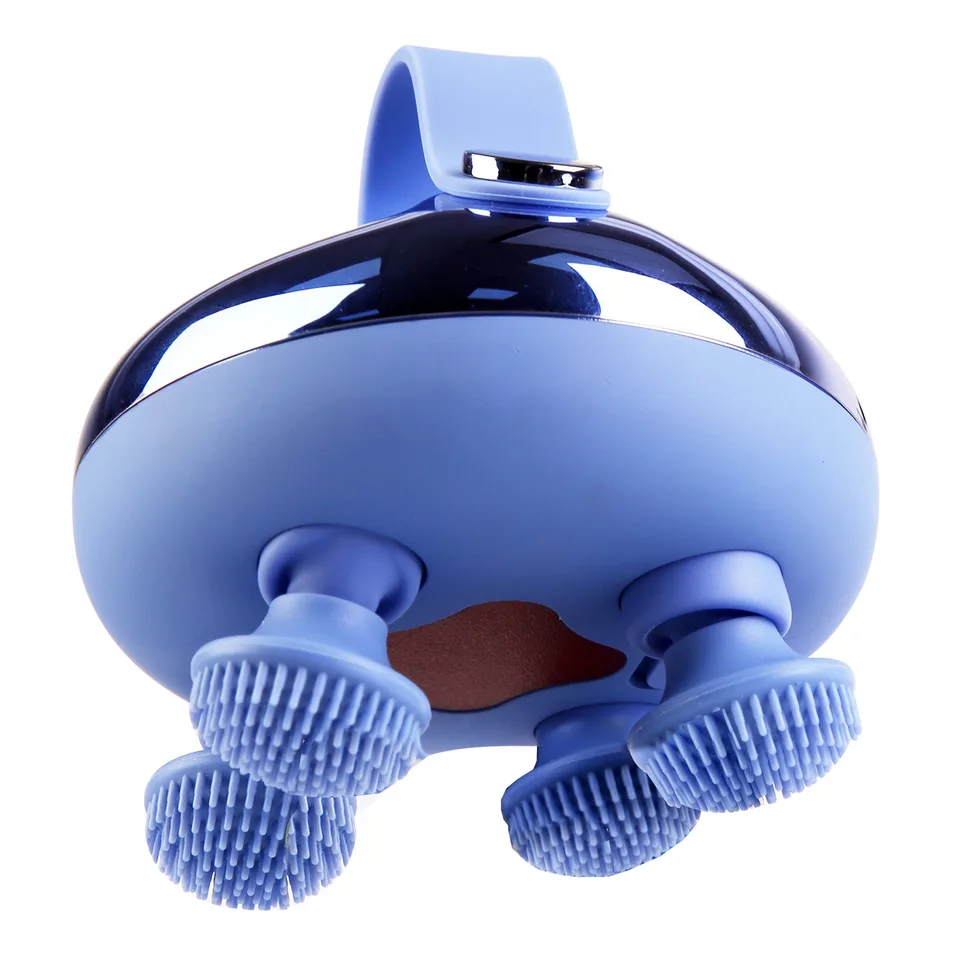 1 Pc Electric Scalp Massager Rechargeable Head Mssager IPX7 Waterproof Dog Cat Massager With Red Light 3 Modes 3 Types Of Massage Claws For view 2