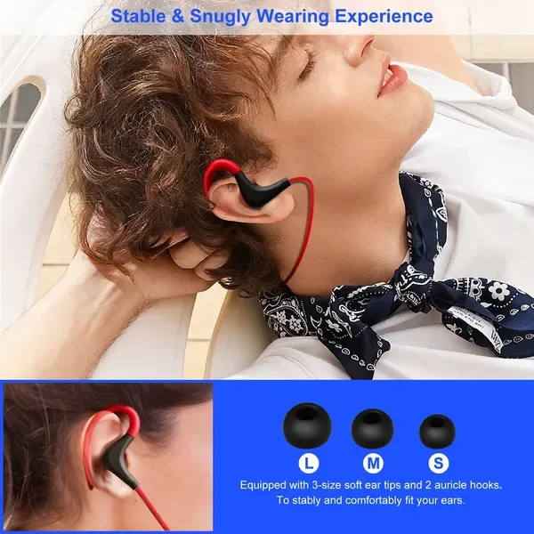 Wireless Headsets V4.1 Sport In-Ear Stereo Headphones Sweat-proof view 3