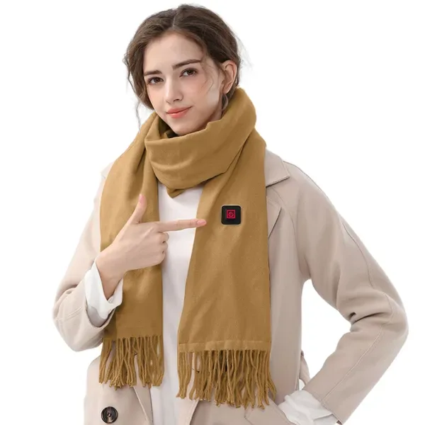 Electric Heated Winter Scarf USB Heating Neck Wrap Unisex Heated view 3