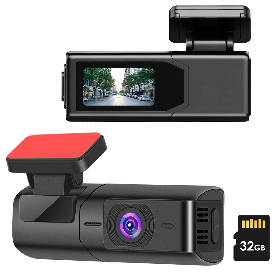 1Pc 2K HD Front Dash Cam For Car With IPS Screen Night Vision Loop Recording Included 32G Storage Card 140 Degree Wide Angle WiFi App Control Front Dashcam view 3