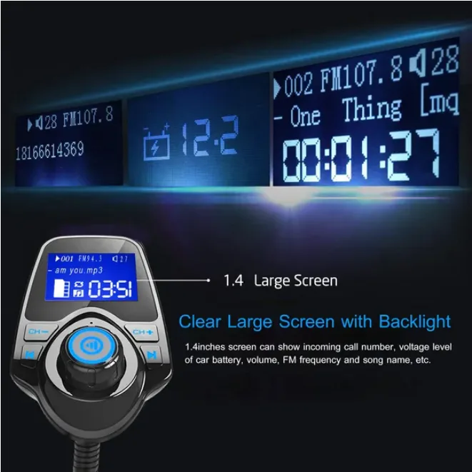 Car Mounted Wireless FM Transmitter view 4