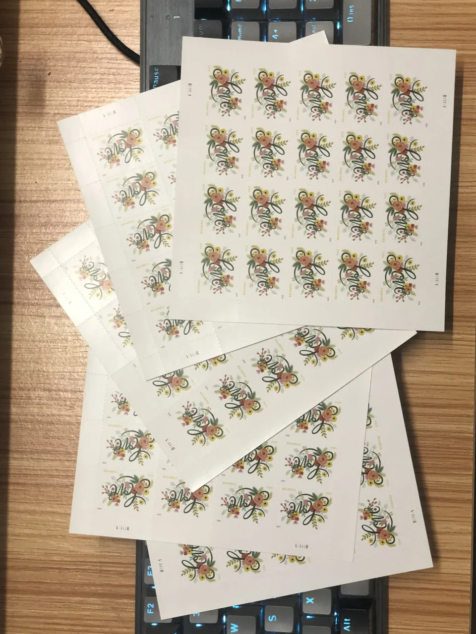 First-Class Rate U.S. STAMPS Love Flourishes Psc FREE SHIPPING view 2