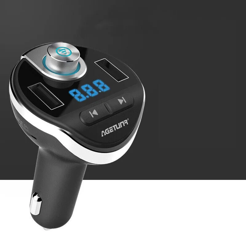 Car Bluetooth T20 Hands-free FM Transmitter MP3 Player Phone Charger view 3