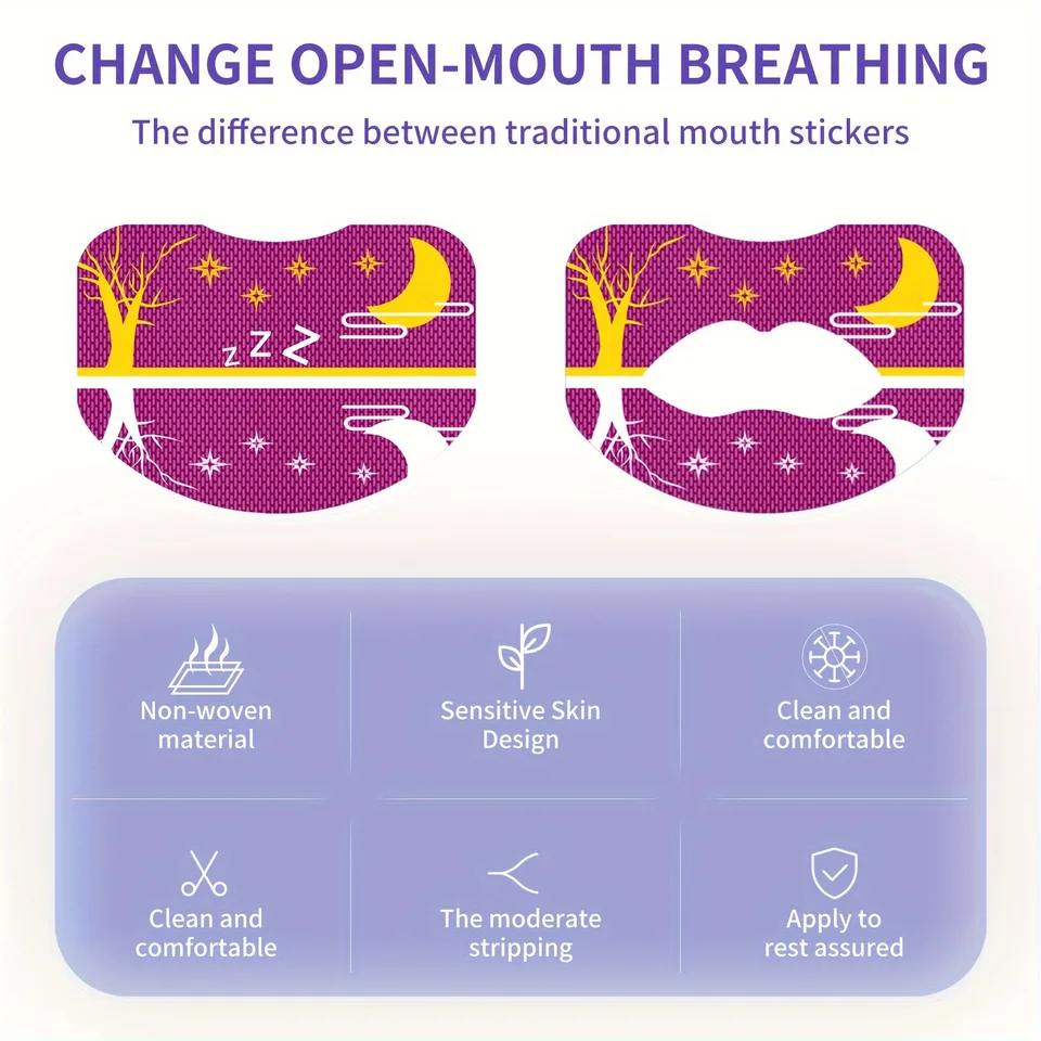 90 Pcs-1 Set Anti-snoring Stickers, Sleep Stickers view 4