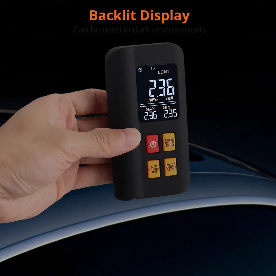 Coating Thickness Gauge Black Color Screen view 2