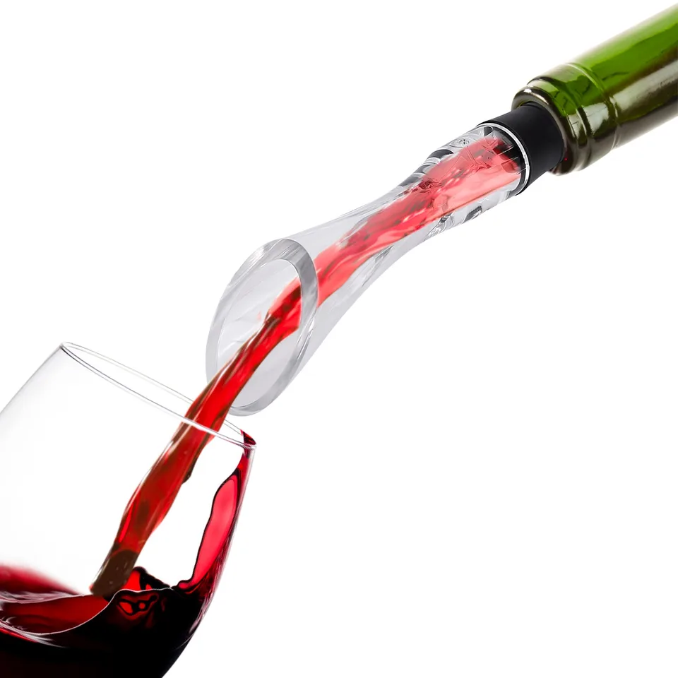 1 Pc Wine Aerator Pourer Spout Decanter Spout Attachable In-Bottle Wine Drip Stopper view 2