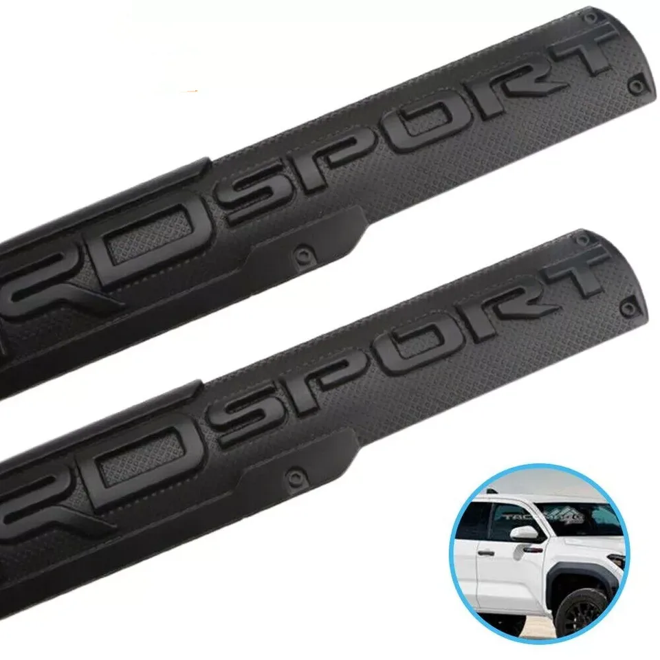 2PCS Door Fender Pro Badge Sport Emblem Left Right Side 3D Sticker Offroad Decal