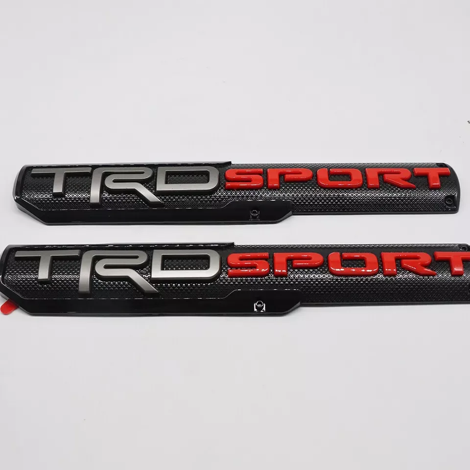 2PCS Door Fender Pro Badge Sport Emblem Left Right Side 3D Sticker Offroad Decal view 3