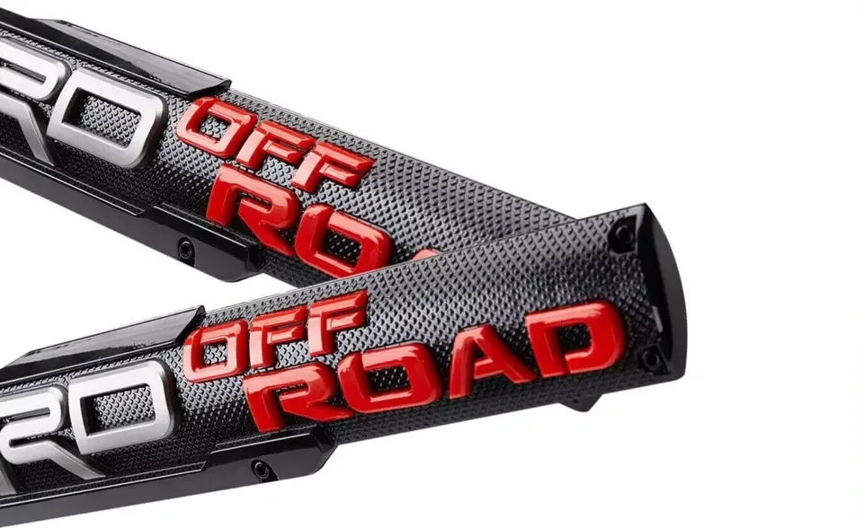 2PCS Door Fender Pro Badge Sport Emblem Left Right Side 3D Sticker Offroad Decal view 2
