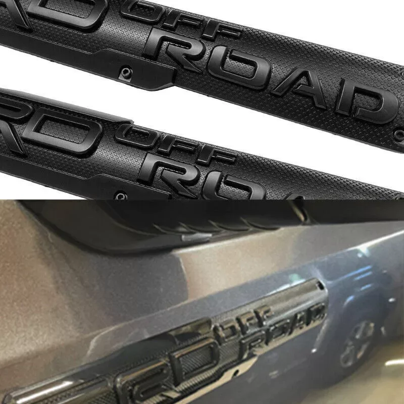 2PCS Door Fender Pro Badge Sport Emblem Left Right Side 3D Sticker Offroad Decal view 3