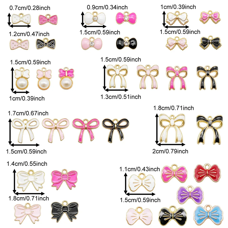 51 Pcs Bowknot Charms view 2