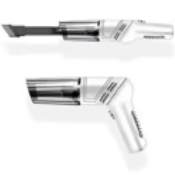 White Wireless Automobile Folding Vacuum Cleaner Hand-held High-power Strong Suction Vacuum Cleaner