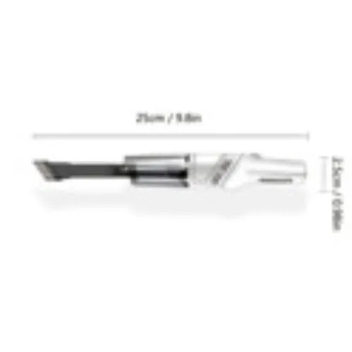 White Wireless Automobile Folding Vacuum Cleaner Hand-held High-power Strong Suction Vacuum Cleaner view 2