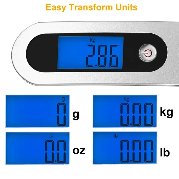 Portable Digital Luggage Scale 50kg 10g LCD Hanging Luggage Scale Electronic Digital Weight Scale For Travel Household view 2