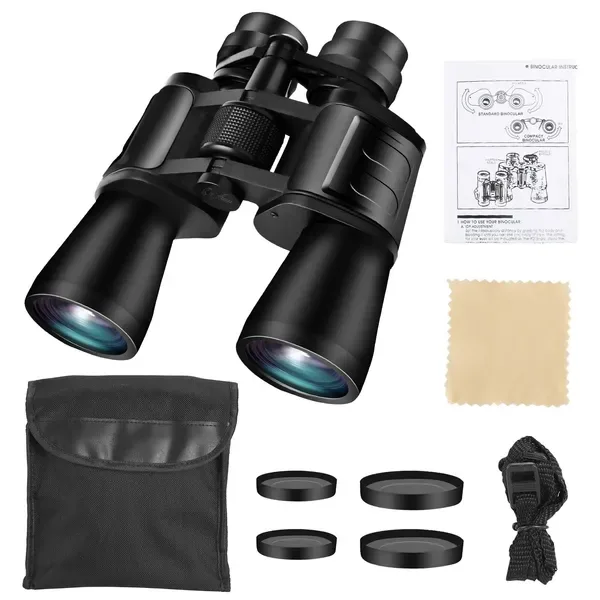 Portable Zoom Binoculars With FMC Lens Low Light Night Vision For Bird Watching Hunting Sports view 2