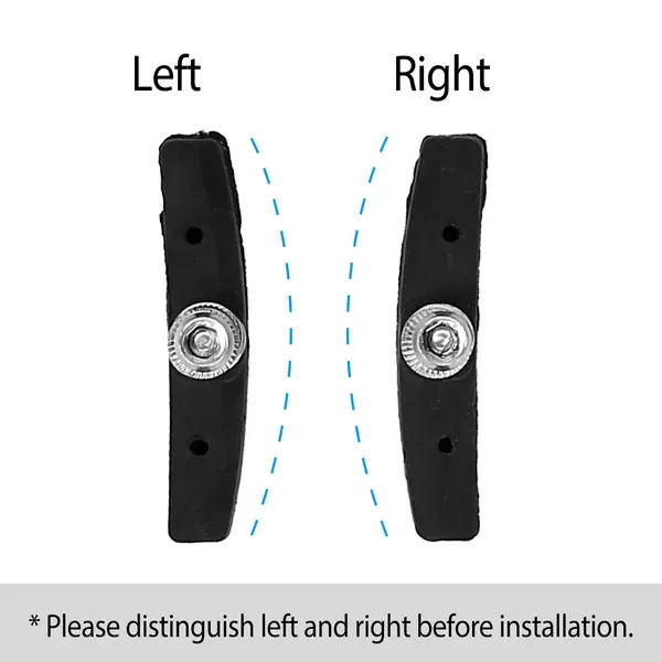 5 Pairs V Bike Brake Pads Road Mountain Bicycle V-Brake Blocks Set 70mm Non-Slip V Bicycle Stop Caliper view 2
