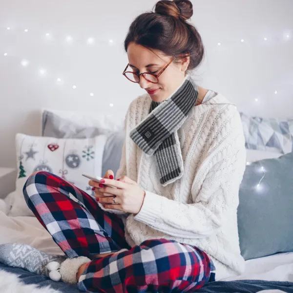 Electric Heated Scarf USB Heating Neck Wrap Unisex Winter Heated Neck Shawl For Festival Gift