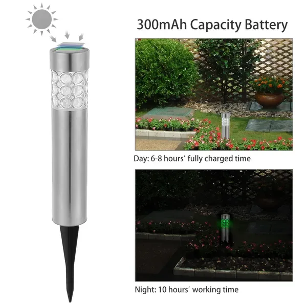 Solarek 6 Pack Outdoor Solar Light IP44 Waterproof RGB Garden Lamp Landscape Lawn Décor Light view 3