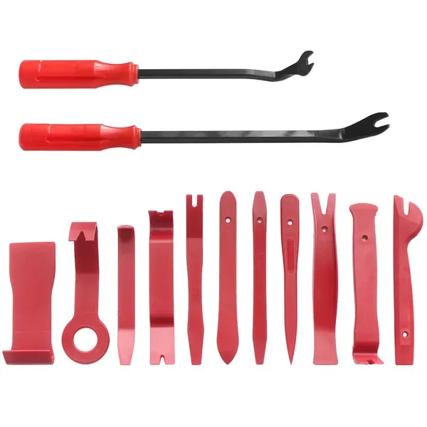 13 Pcs Car Trim Removal Tool Auto Door Panel Clip Dash Plastic Interior Radio Body Open Pry Kit view 2