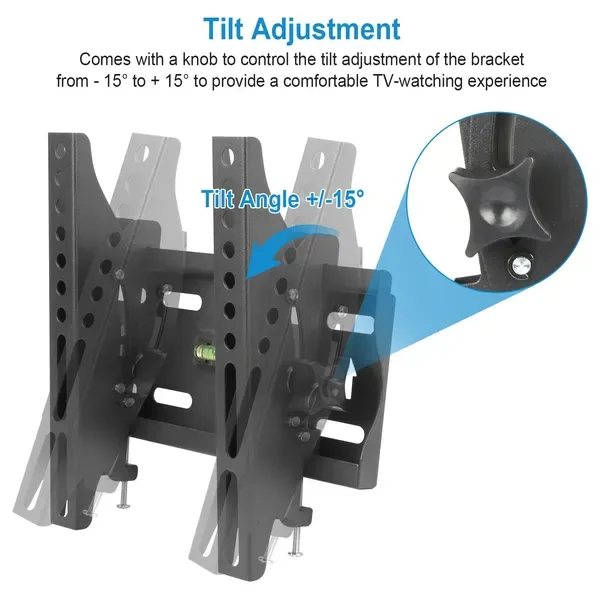 TV Wall Mount Bracket Tilt For 23"-42" LED/LCD/PLASMA Flat TV VESA 200x200mm view 3