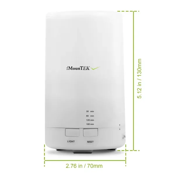 Ultrasonic Cool Mist Humidifier Mini Aroma Essential Oil Diffuser With Colorful Lights 4 Timer Settings view 3