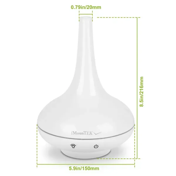 200ml Cool Mist Humidifier Ultrasonic Aroma Essential Oil Diffuser W/7 Color LED Lights Waterless Auto Off For Office Home Room Study Yoga Spa view 3