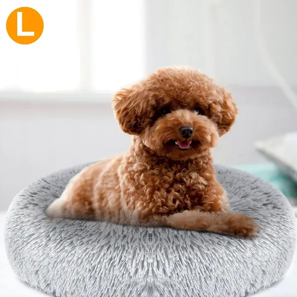 Pet Dog Bed Soft Warm Fleece Puppy Cat Bed Dog Cozy Nest Sofa Bed Cushion L Size view 4