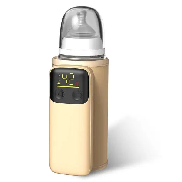 Portable Bottle Warmer With Night Light Baby Milk Warmer Milk Formula Warmer For Home Travel With 6 Heating Levels view 3