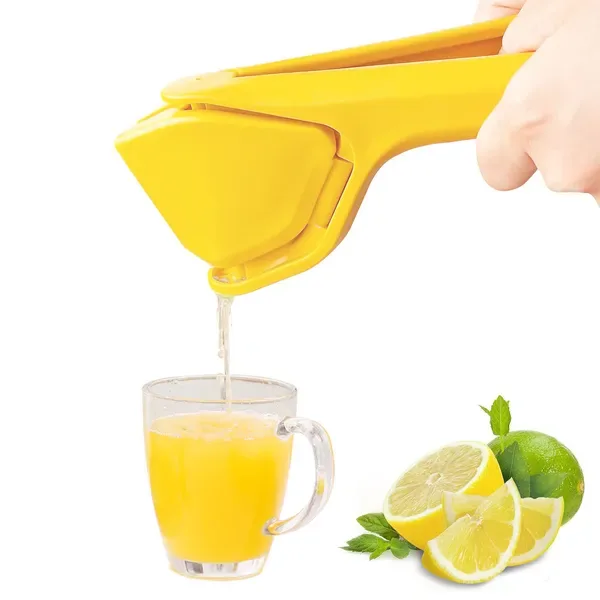 Manual Lemon Squeezer Fold Flat Design Effortless Hand Lemon Juicer Squeezer Manual Citrus Juicer With Sideways Pivot Increase Leverage view 3