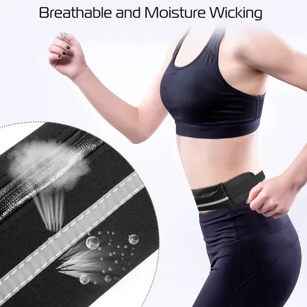 Sports Waist Bag Running Belt Pack Waterproof Adjustable Waist Pouch view 4