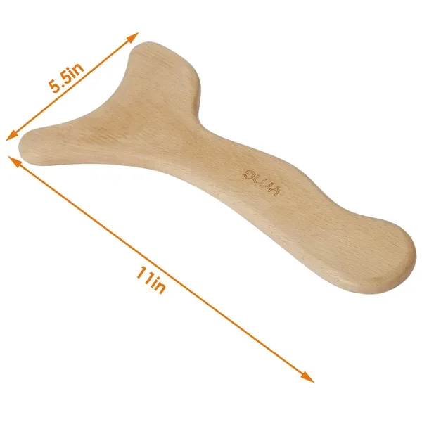 Wood Therapy Massage Tool Lymphatic Drainage Paddle Wooden Scraping Tools Therapy Massager view 2