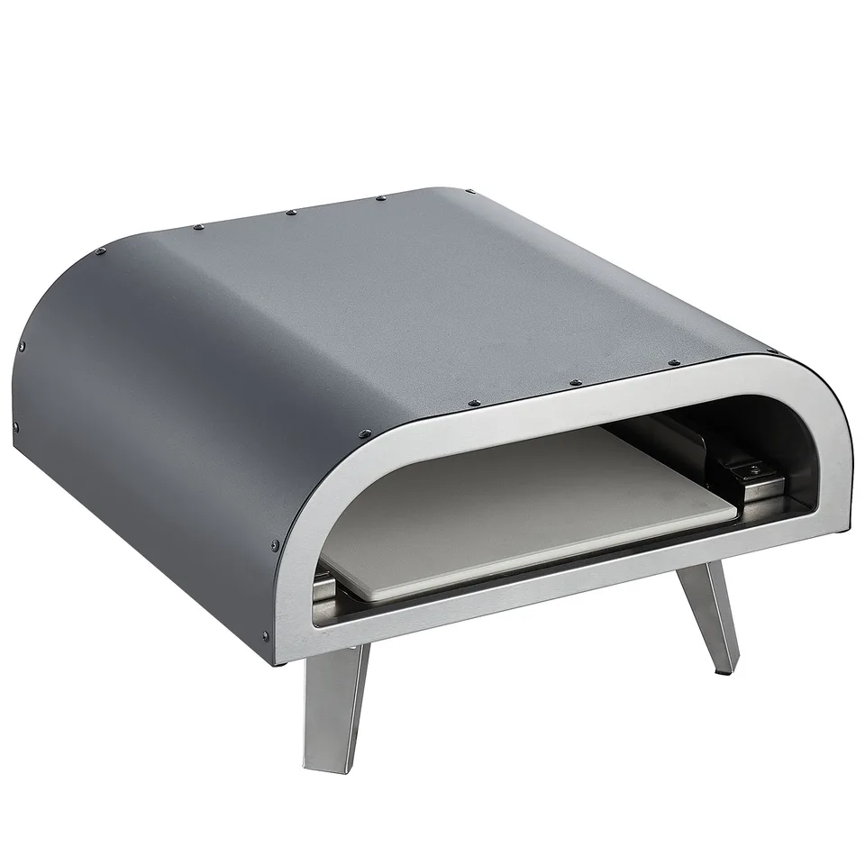 12' Outdoor Pizza Oven Portable Gas Oven Iron Spray  For Camping