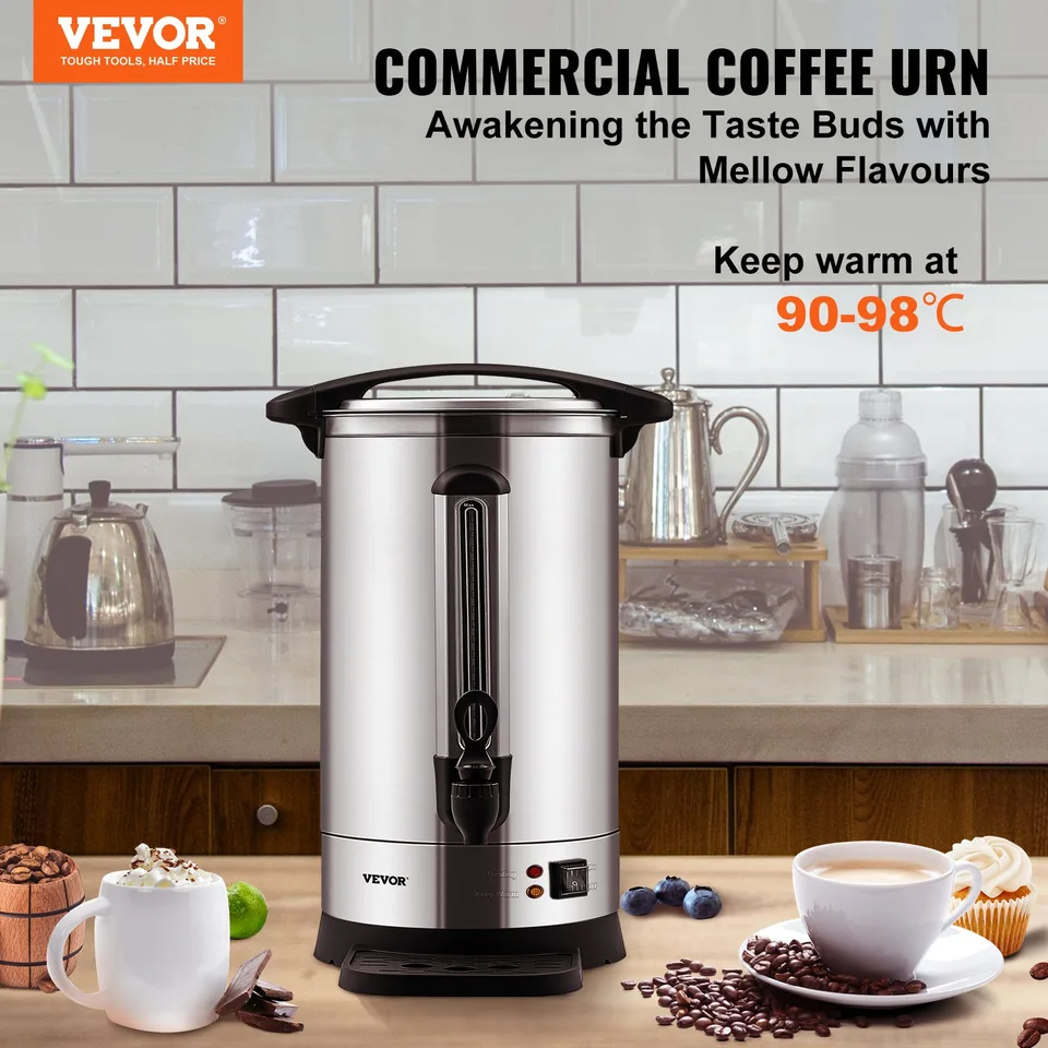 Commercial Coffee Urn 65 Cup Stainless Steel Coffee Dispenser Fast Brew view 2