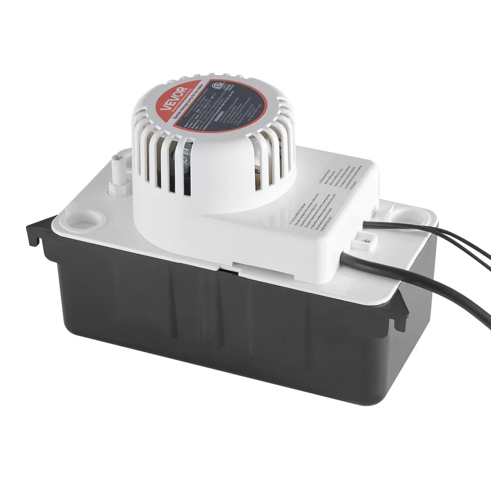 Condensate Removal Pump Automatic Condensate Pump 1/50 HP 65GPH 15 Ft Lift