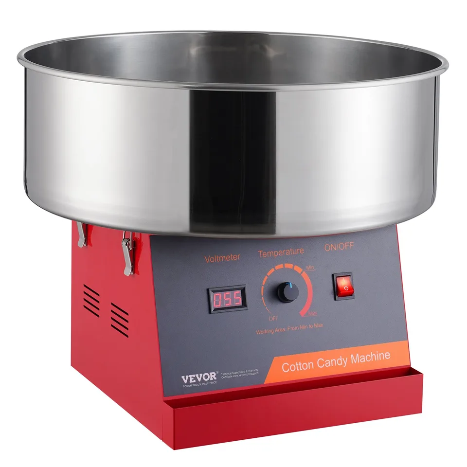 Electric Cotton Candy Machine, 1000W Candy Floss Maker, Commercial Cotton Candy Machine With Stainless Steel Bowl, And Sugar Scoop, Perfect