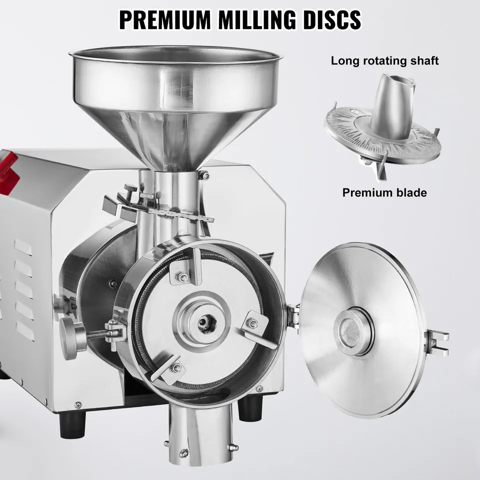 Grain Grind Mill Grain Grinding Machine 3000W Food Processing Machinery view 3