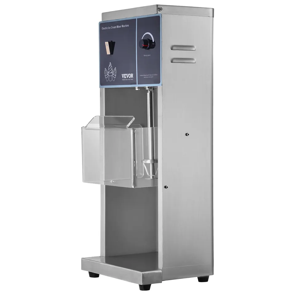 Ice Cream Blender 400W Ice Cream Mixer Stir Machine 304 Stainless Steel