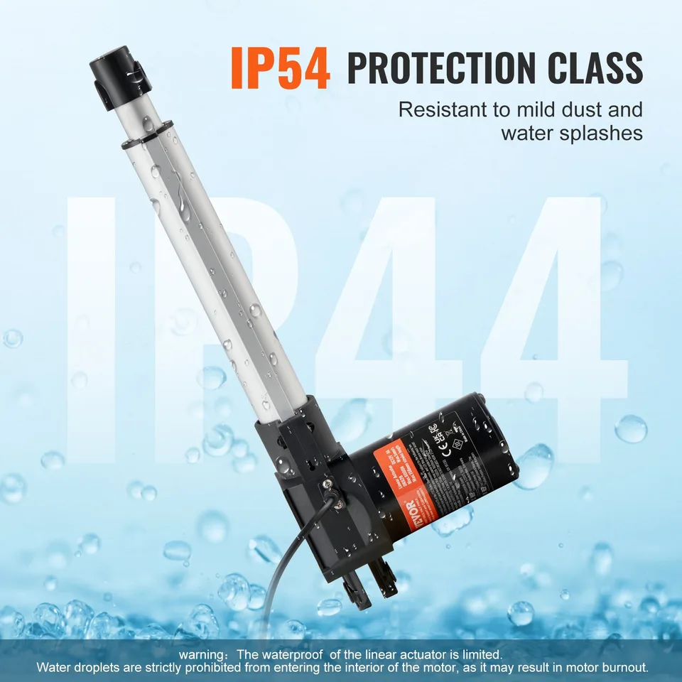 Linear Actuator 12V 8 Inch Heavy Duty 1320lbs/6000N 0.19'/s IP44 Protection view 3