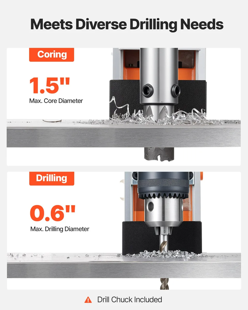 Magnetic Drill Press Mag Drill Press 1200 W 1.5 In Boring Diameter 900 RPM view 4