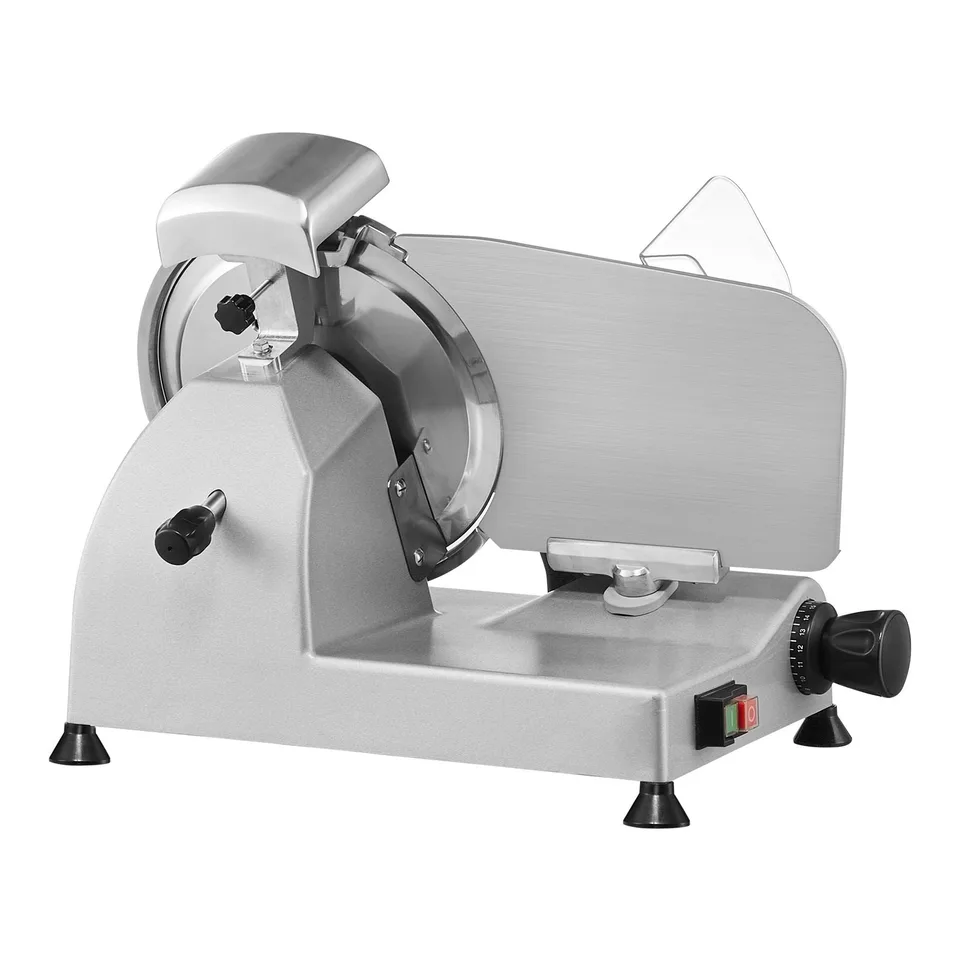 Meat Slicer, 340W Electric Deli Food Slicer With 10' SUS420 Stainless Steel Blade And Built-in Sharpening Stone, 0-0.6 Inch Adjustable Thickness For Commercial And Home Use, Cut Meat And Cheese
