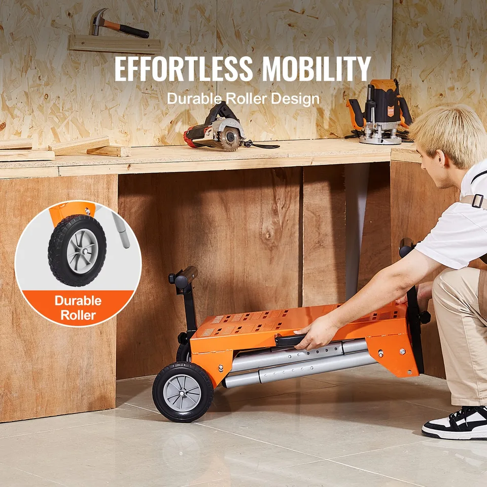 Miter Saw Stand With Tabletop And Wheels 330lbs Load Capacity Adjustable view 2