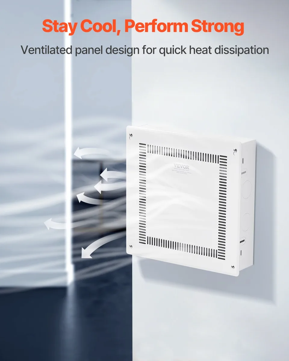 Structured Media Enclosure 14 In Recessed In-Wall TV Media Box With Cover view 2