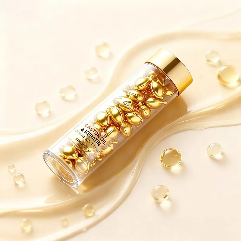 Hair Oil Capsules, Portable Individual Packaging, Essential For Business Trips And Travel, A Great Daily Hair Care Product, Suitable For Elegant Ladies. view 3