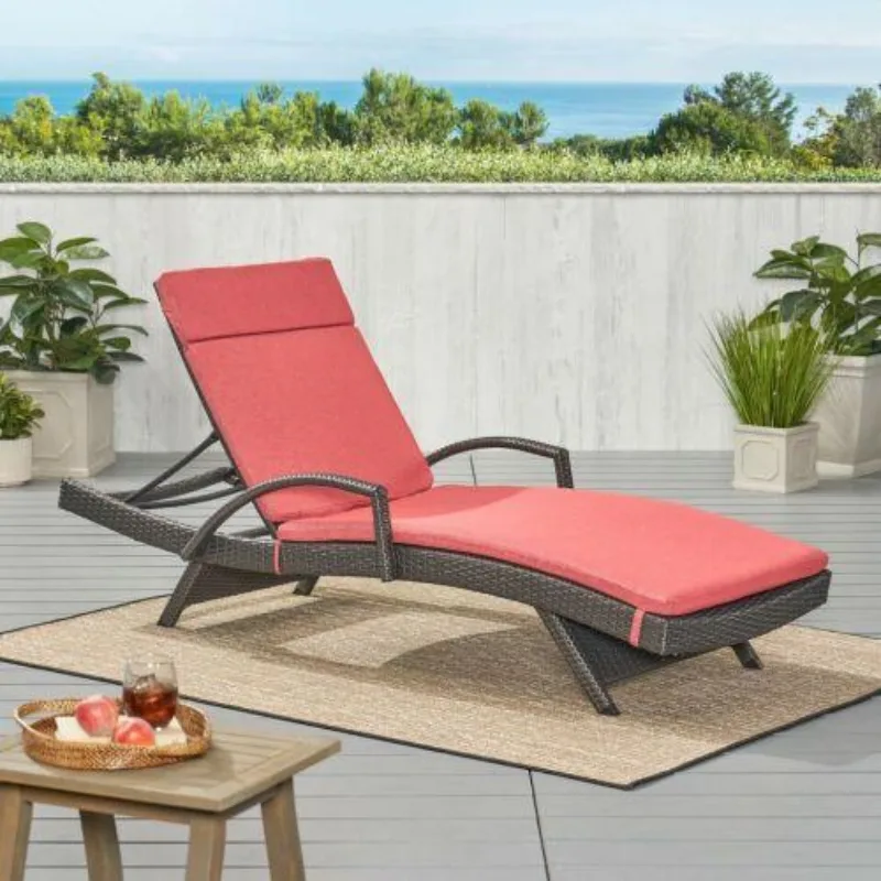 Two Salem Outdoor Lounge Chair Cushions, Lounge Chair Not Included. view 4