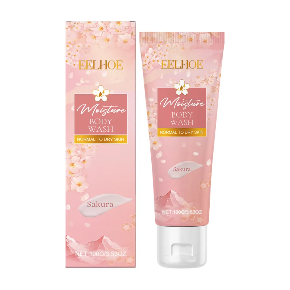 EELHOE Cherry Blossom Moisturizing Shower Gel Gently Cleanses The Body, Moisturizes And Moisturizes For A Long Time view 4