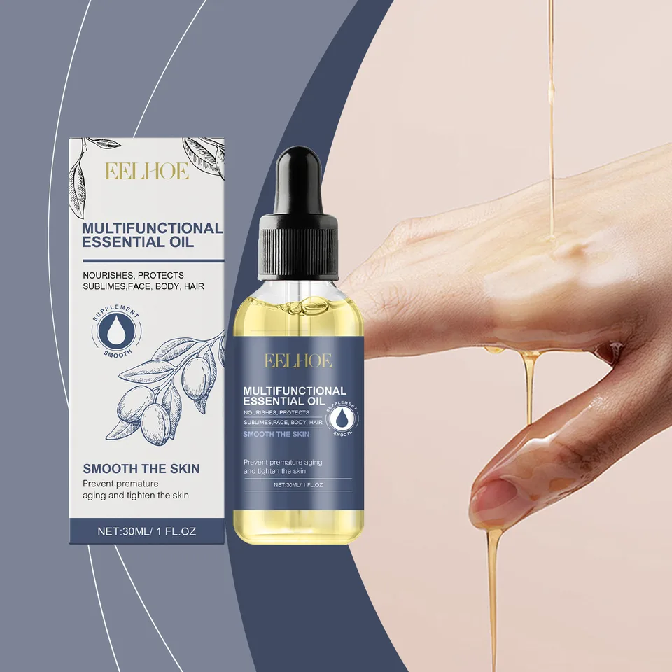 EELHOE Body Multi-Functional Essential Oil, Facial Cleansing Gentle Nourishing Moisturizing Multi-Purpose Care Essence view 2