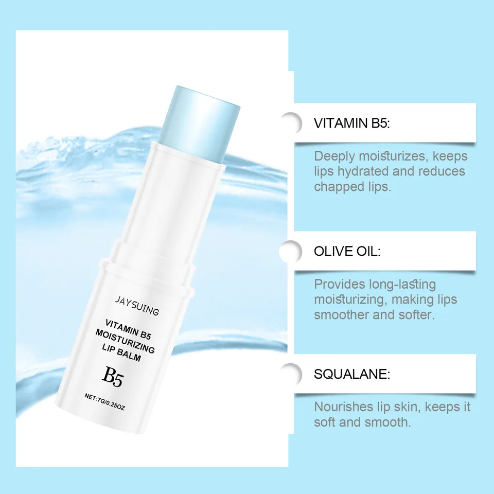 Jaysuing Vitamin B5 Moisturizing Lip Balm, Hydrates And Moisturizes Lips And Skin Against Dry And Cracked Lip Balm view 2