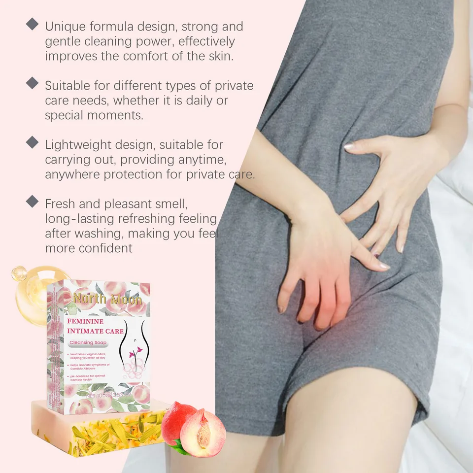 North Moon Women's Body Care Soap Gentle Moisturizing Clean Odor Refreshing Body Skin Care Soap view 4