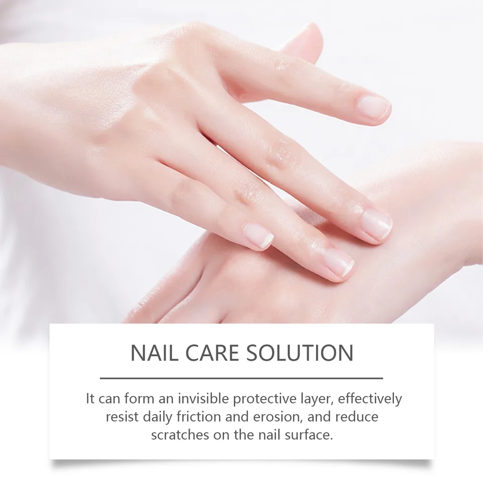 EELHOE Nail Care Solution Strong Repair Nail Surface Moisturizing Clear Gloss Smooth Nail Care Oil view 3